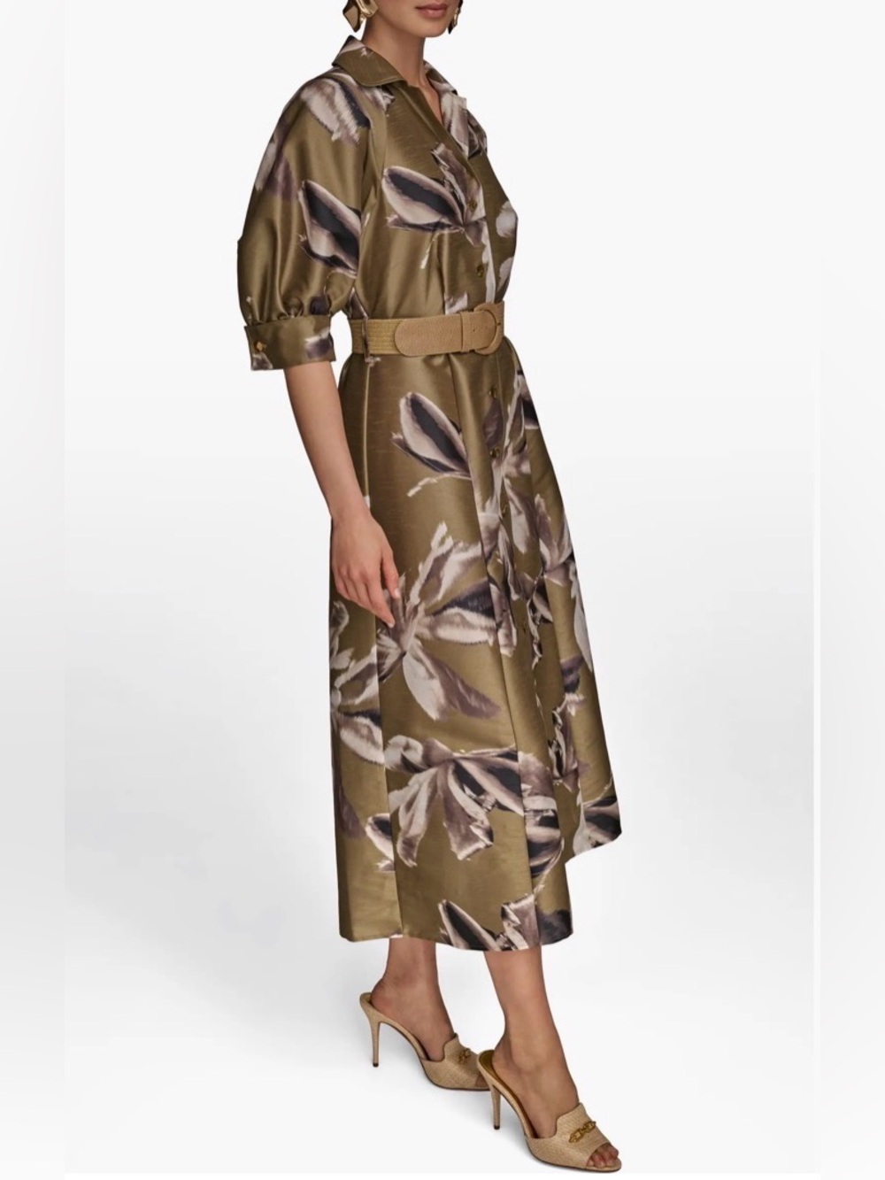 Donna Karan New York
Women's Floral-Print A-Line Shirtdress - Picture 3 of 6
